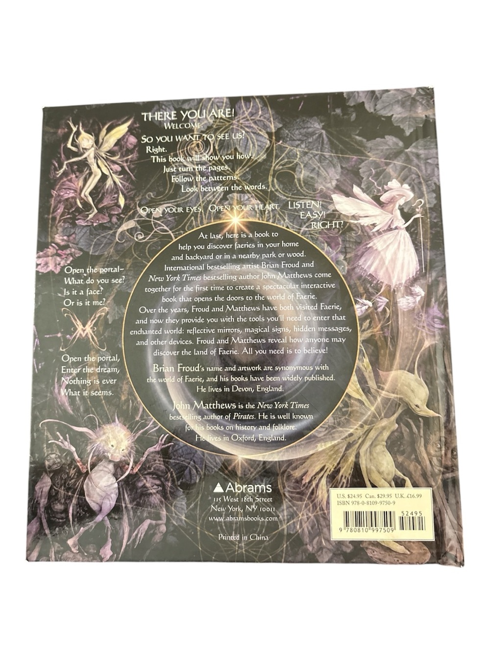 How to See Faeries by Brian Froud Interactive Fantasy Book Complete Intact - Picture 6 of 6